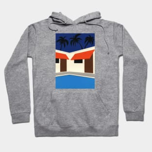 Pool of Broadway Motel Los Angeles Hoodie